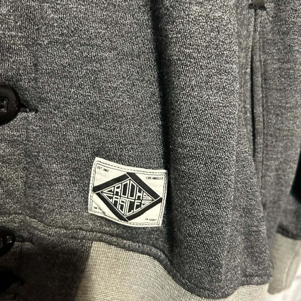 Crooks & Castles varsity style jacket button front Size 2XL